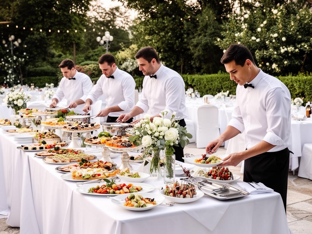 Catering Marketing professional at work