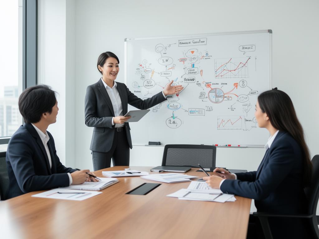 Consulting Marketing professional at work