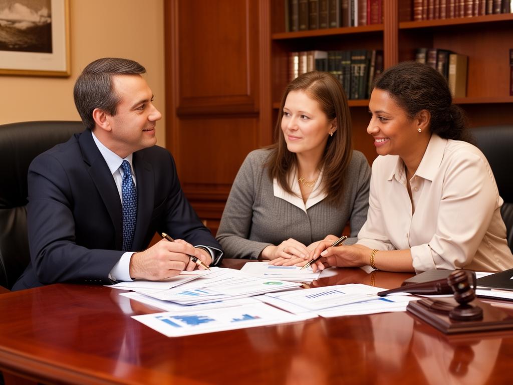 Financial Advisor Marketing professional at work